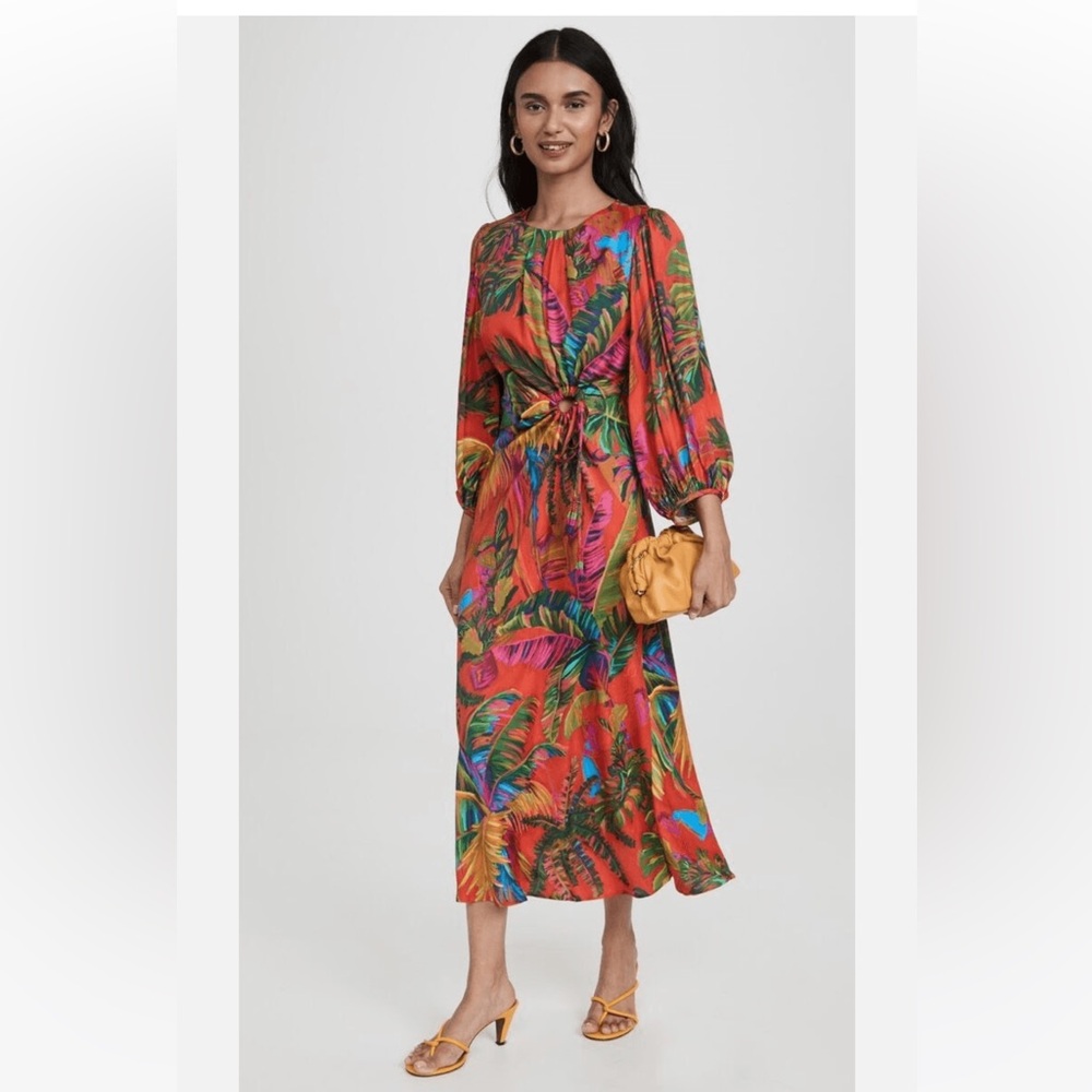 Urban jungle midi dress